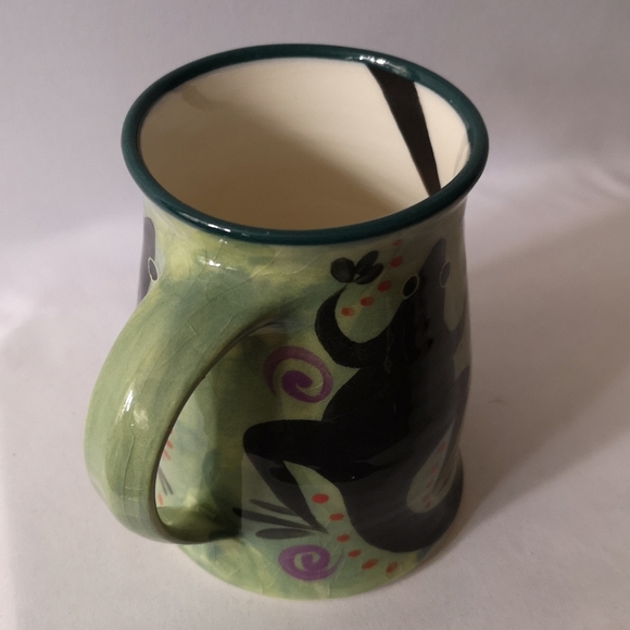 Unique and Fun Dream Lizards Studio Art Pottery Coffee Tea Mug, Laura Taylor - Picture 5 of 7